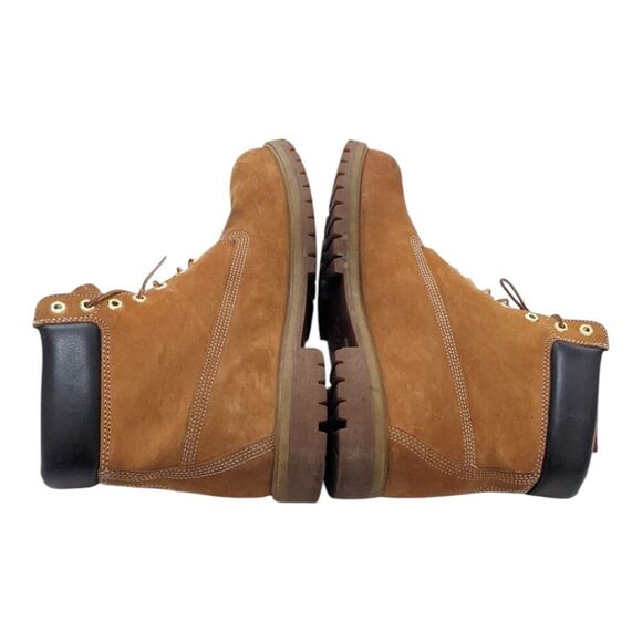 Pre-Owned Timberland 10061 Men's Size 13 Waterproof Boot - Wheat Nubuck - Picture 3 of 10